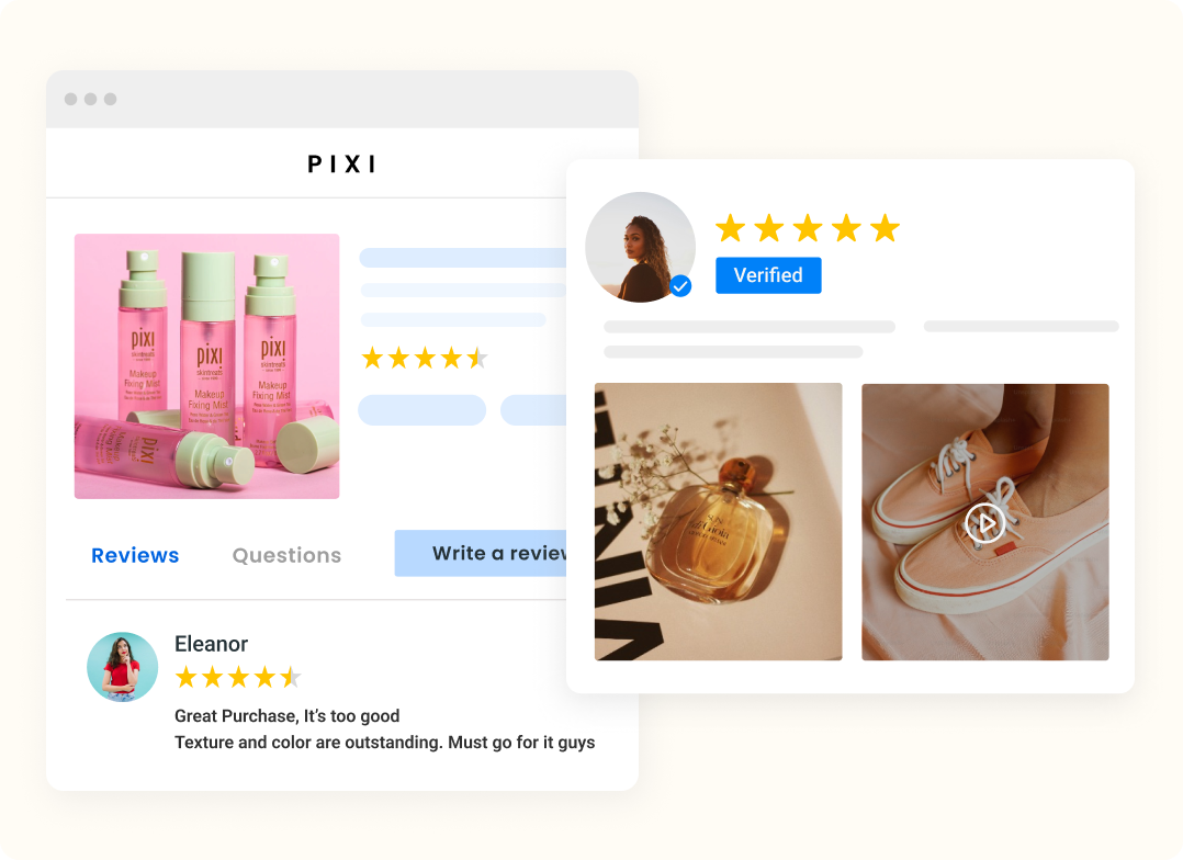 Capture insightful user-generated content with every order